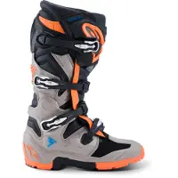 Alpinestars Stivali Tech 7 Enduro 2026 Black Warm Gray Orange Fluo