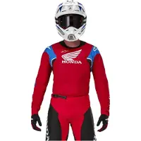 Alpinestars Maglia Honda Racer Iconic Bright Red Black White, Taglia: XXL