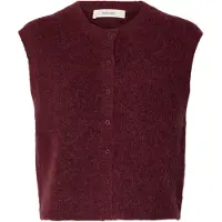 Selected Gilet A Maglia Donne Rosso S