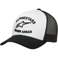 Alpinestars Cappello Triple Trucker White Black White, Taglia: One Size