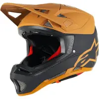 Alpinestars Casco Missile Tech Racer Black Dark Gold Matt