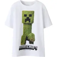 Name it Maglietta 'NKMNORAN MINECRAFT' grigio / verde / nero / bianco