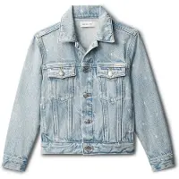 Calvin Klein Boys Denim Trucker Jacket Andrew Wash Taglia: 6 | Giacche Outlet | Unisex | Blu