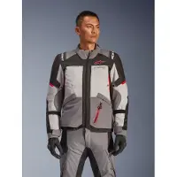 Alpinestars Giacca Andes V4 Drystar Dk Gray Ice Gray Bk Bright Red