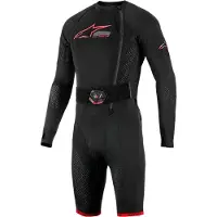 Alpinestars Airbag Tech-Air 10 V2 Race Black Bright Red, Taglia: XL