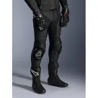 Alpinestars Pantaloni In Pelle Missile V3 Black Black, Taglia: 46