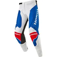 Alpinestars Pantaloni Honda Racer Iconic White Bright Blue Bright Red, Taglia: 32