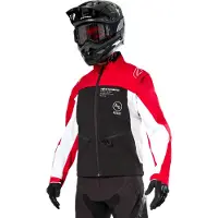 Alpinestars Giacca Lite-Dura Softshell Black Bright Red White, Taglia: XXL