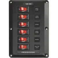 Blue Sea Systems Armadio elettrico BSS ponte inferiore 12V Cb 6-gang