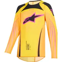 Alpinestars Maglia Supertech Nomur Ragazzo 2026 Orange Yellow Pink