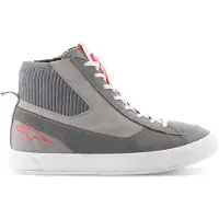 Alpinestars Scarpe Stated Light Gray Red Fluo White