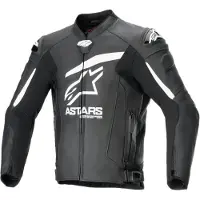 Alpinestars Giacca In Pelle GP Plus R V4 Airflow Black White, Taglia: 58
