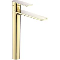 REA Rubinetto da Lavabo Storm Gold High