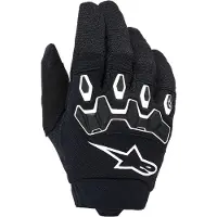 Alpinestars Guanti Full Bore V2 Ragazzo E Bambino Black White, Taglia: XS