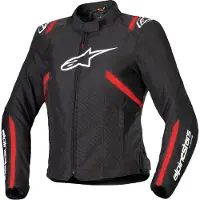 Alpinestars Giacca Impermeabile Stella T-SPS V2 Black White Red Fluo, Taglia: XXL