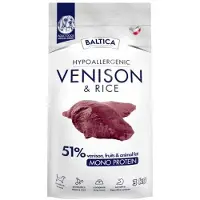 BALTICA NUTRACEUTIC Carne di cervo ipoallergenica e riso M 3 kg