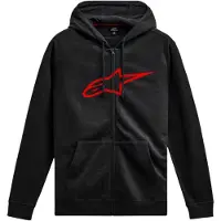 Alpinestars Felpa Con Cappuccio Ageless Zip V3 Black Red