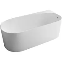 NEXTREND - GmbH Vasca da bagno freestanding ONDA CORNER - Acrilico - Bianco, lucido - Installazione a destra - 170 x 78 x 58 cm