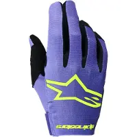 Alpinestars Guanti Radar 2026 Purple Yellow Fluo