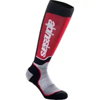 Alpinestars Calzini MX Plus Black Gray Red