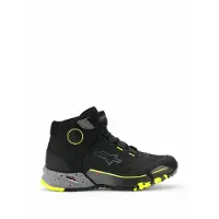 Alpinestars Scarpe Da Moto CR-X Drystar Black Dark Gray Yellow Fluo