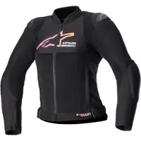 Alpinestars Giacca Stella SMX Air Black Yellow Pink, Taglia: XS