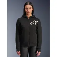 Alpinestars Felpa Con Cappuccio Stella Chrome V2 Sport Black White