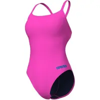 Arena Women's Team Swimsuit Challenge Solid Costume intero Donna (40, blu)