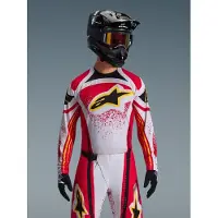 Alpinestars Maglia Techstar Nomur 2026 Light Gray Red Black, Taglia: XL