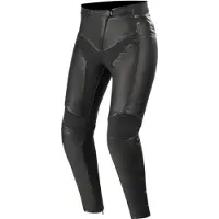 Alpinestars Pantaloni In Pelle Stella Vika V2 Black, Taglia: 52