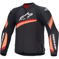 Alpinestars Giacca T-GP Plus R V4 Black Red Fluo, Taglia: XL