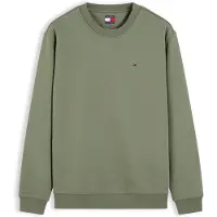 Tommy Hilfiger Regular Small Flag Crew Neck Sweatshirt Green Taglia: L | Maglioni a maglia Outlet | Uomo | Verde