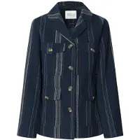 Pepe Jeans per donna. PL4024346 Giacca Tory blu navy (S), Casual, Poliestere
