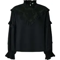 Pepe Jeans per donna. PL3051295 Blusa nera Momi (M), Nero, Casual, Cotone, Manica lunga