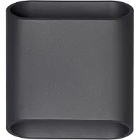 LCD Plafoniera LED da esterni 5173, nera, 9 cm, metallo, IP54 CCT