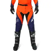 Alpinestars Pantaloni Pro-Dura Navy Hot Orange White, Taglia: 30