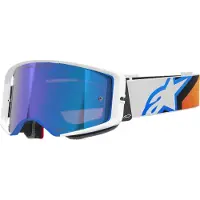 Alpinestars Maschere Supertech Corp Absolute Vision Blue Orange Mirror Blue, Taglia: One Size