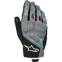 Alpinestars Guanti Stella Moblast Impermeabili Fur Gray Black Pink Fluo, Taglia: XXL