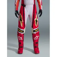 Alpinestars Pantaloni Techstar Nomur 2026 Light Gray Red Black, Taglia: 32