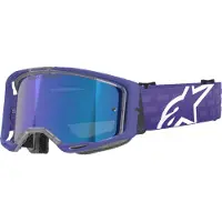 Alpinestars Maschere Vision 8 Corp Purple Mirror Blue, Taglia: One Size