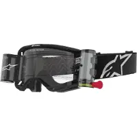 Alpinestars Maschere Vision 8 Corp Roll Off Black Clear Roll Off, Taglia: One Size