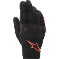 Alpinestars Guanti S-Max Drystar Black Red Fluo