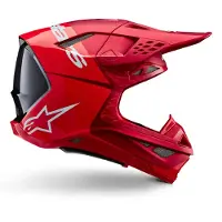 Alpinestars Casco Supertech M10 Flood ECE 22.06 Red Fluo Red M G, Taglia: XS