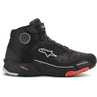 Alpinestars Scarpe Da Moto CR-X Drystar Black Camo Red