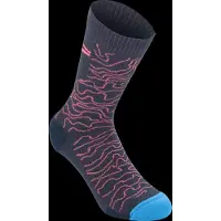 Alpinestars Calzini Drop 15 Dark Navy Coral, Taglia: M