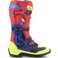 Alpinestars Stivali Tech 3 Bright Red Dark Blue Yellow Fl