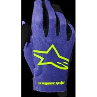 Alpinestars Guanti Radar Ragazzo 2026 Purple Yellow Fluo, Taglia: XXS