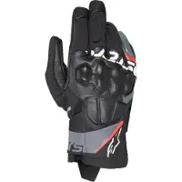 Alpinestars Guanti Corozal V3 Drystar Black Deep Gray Red Fluo