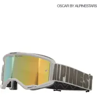 Alpinestars Maschere Vision 5 Hollow Wind Mirror Gold, Taglia: One Size