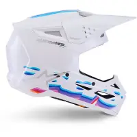 Alpinestars Casco S-M3 Force OCD ECE 22.06 White Glossy, Taglia: XXL